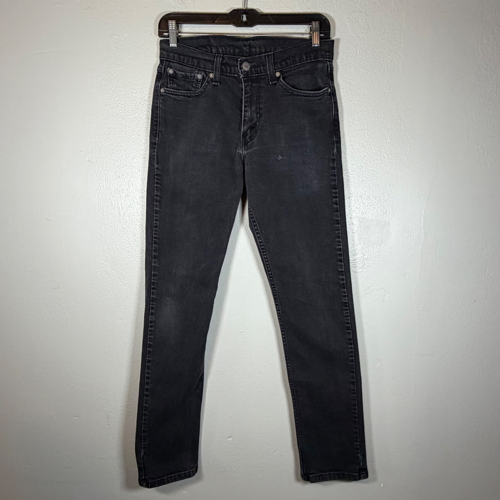 Levis 511 Slim Fit Mens Faded Black Denim Jeans‎ W30 L32 04511-4406